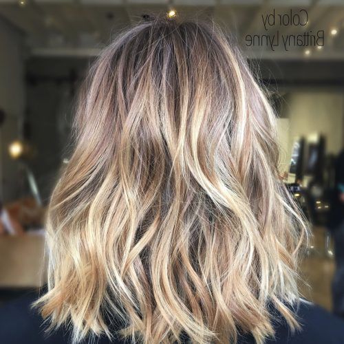 Sun-Kissed Blonde Hairstyles With Sweeping Layers (Photo 6 of 20)