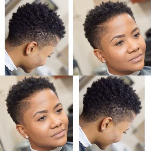 Two-Tone Undercuts For Natural Hair (Photo 8 of 20)
