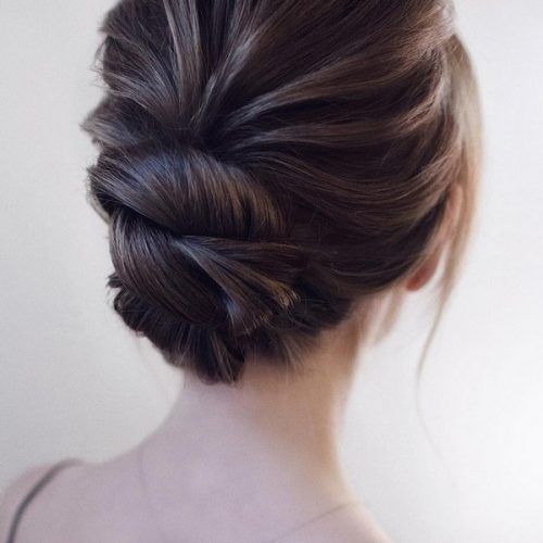 Updos Hairstyles Low Bun Haircuts (Photo 17 of 20)
