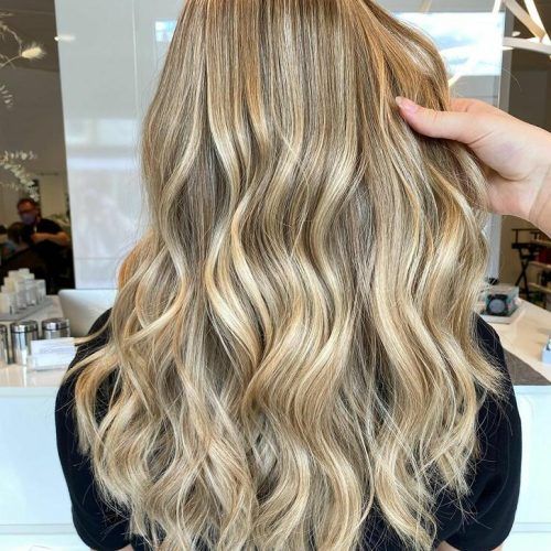 Waves Haircuts With Blonde Ombre (Photo 5 of 20)