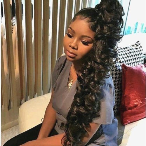 Weave Ponytail Hairstyles (Photo 16 of 20)
