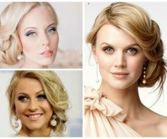 15 Inspirations Wedding Hairstyles for Round Faces