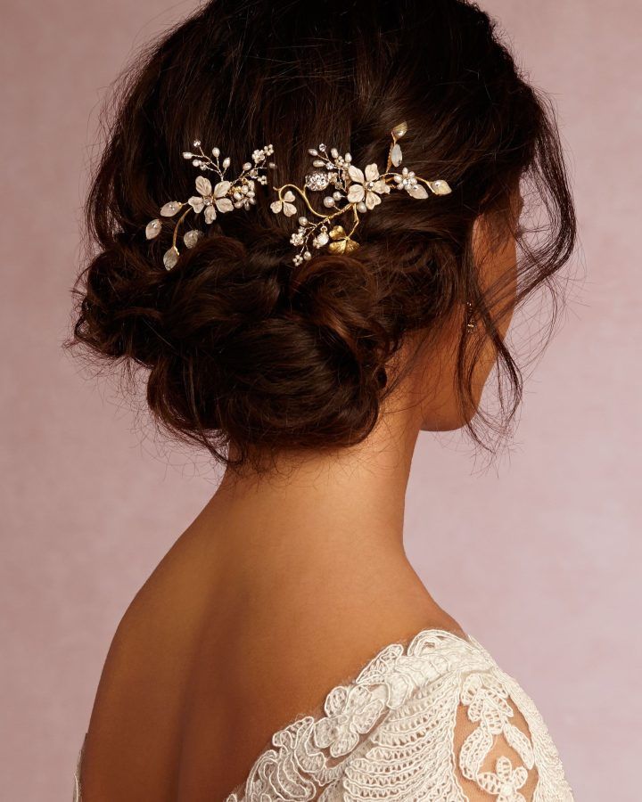 15 Inspirations Wedding Hairstyles with Jewelry