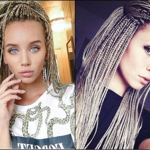 Cornrows Hairstyles With White Color (Photo 6 of 15)