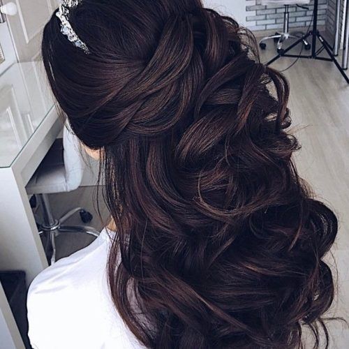 Partial Updo Wedding Hairstyles (Photo 7 of 15)