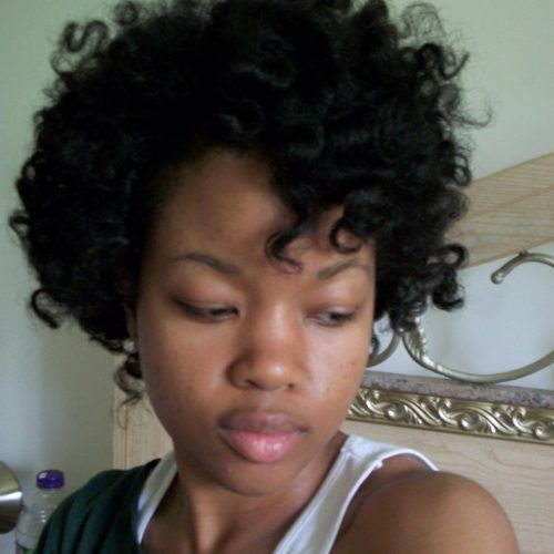 Natural Curly Updos For Black Hair (Photo 10 of 15)