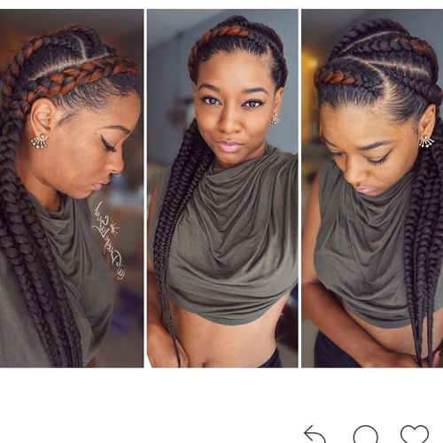 Big Updo Cornrows Hairstyles (Photo 8 of 15)