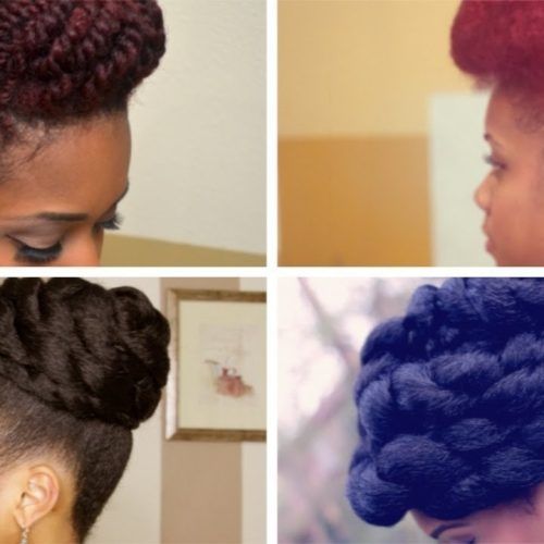 Natural Hair Updo Hairstyles (Photo 1 of 15)