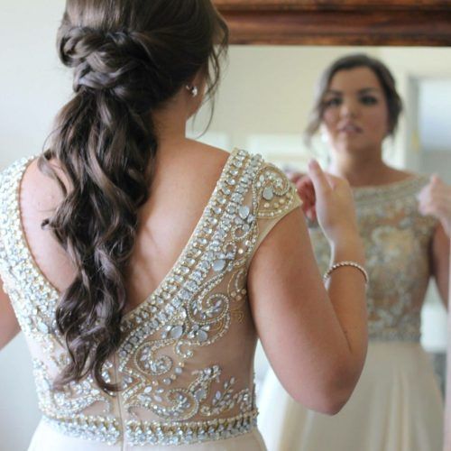 Curly Ponytail Wedding Hairstyles For Long Hair (Photo 8 of 20)