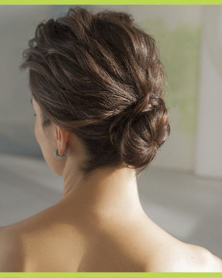 20 Ideas of Messy Twisted Chignon Prom Hairstyles
