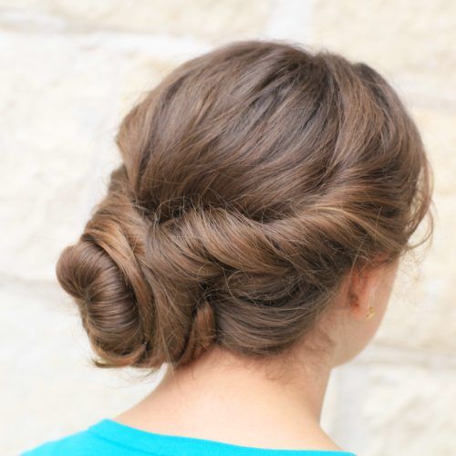 Twisted Low Bun Hairstyles For Prom (Photo 3 of 20)