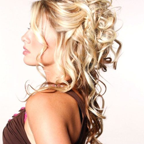 Long Curly Hair Updo Hairstyles (Photo 12 of 15)