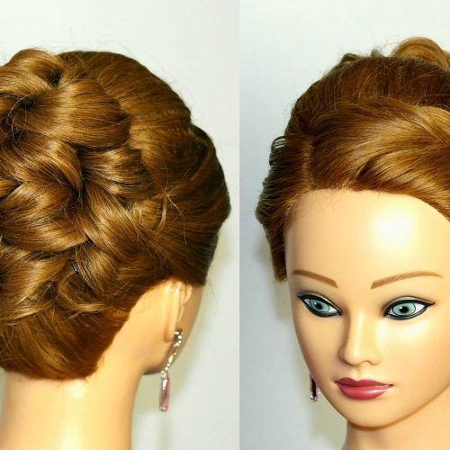 Updo Hairstyles For Medium Curly Hair (Photo 4 of 15)