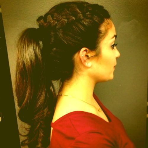 Ponytail Updo Hairstyles For Medium Hair (Photo 7 of 15)