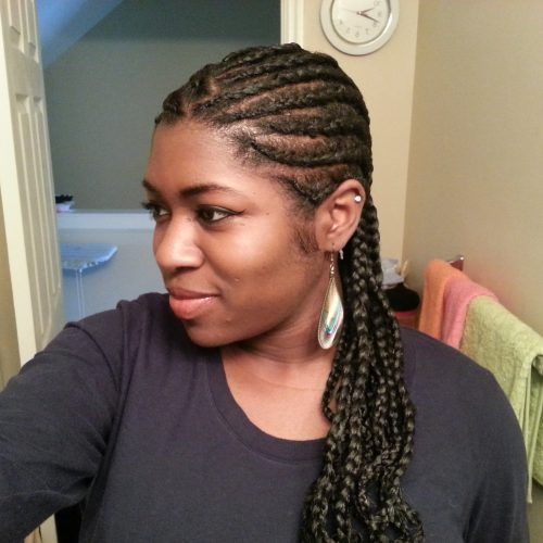 Cornrows Hairstyles With Extensions (Photo 8 of 15)