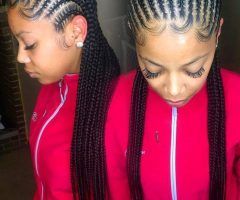 2024 Latest Cornrows Hairstyles to the Back