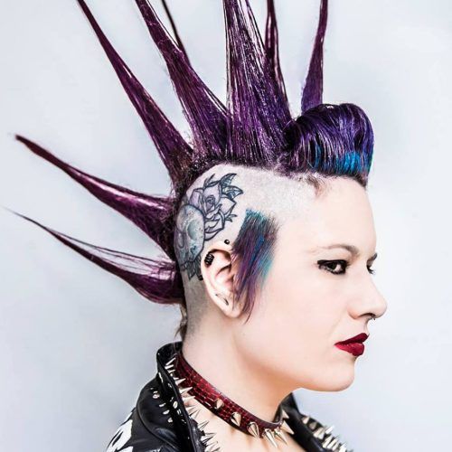 Long Hair Roll Mohawk Hairstyles (Photo 18 of 20)