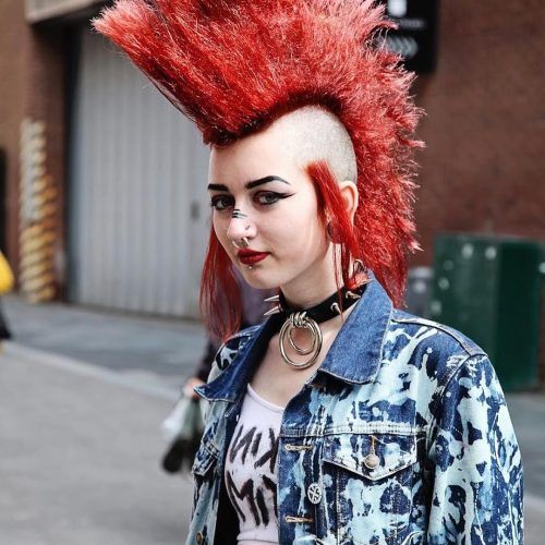 Rocker Girl Mohawk Hairstyles (Photo 1 of 20)