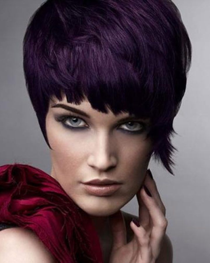 20 Collection of Purple and Black Short Hairstyles