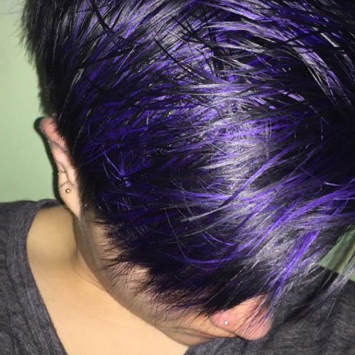 Edgy Purple Tinted Pixie Haircuts (Photo 6 of 20)