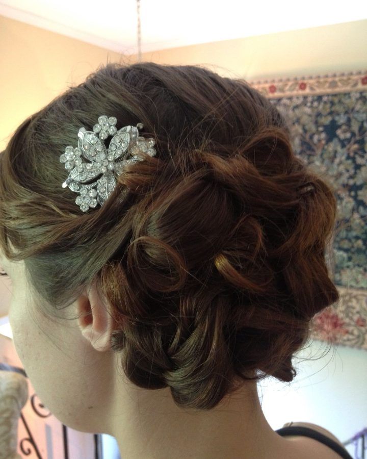 20 Inspirations Side Bun Prom Hairstyles with Orchids