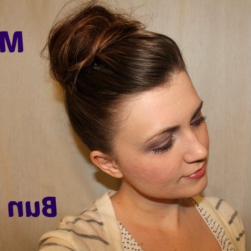 Quick And Easy Updo Hairstyles For Medium Hair (Photo 9 of 15)