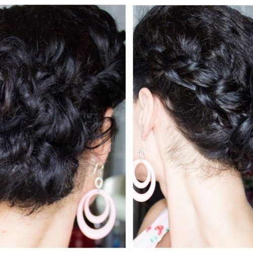 Natural Curly Hair Updos (Photo 14 of 15)