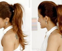2024 Popular Poofy Ponytail Hairstyles with Bump