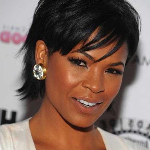 Short Hairstyles For Black Women With Oval Faces (Photo 6 of 15)