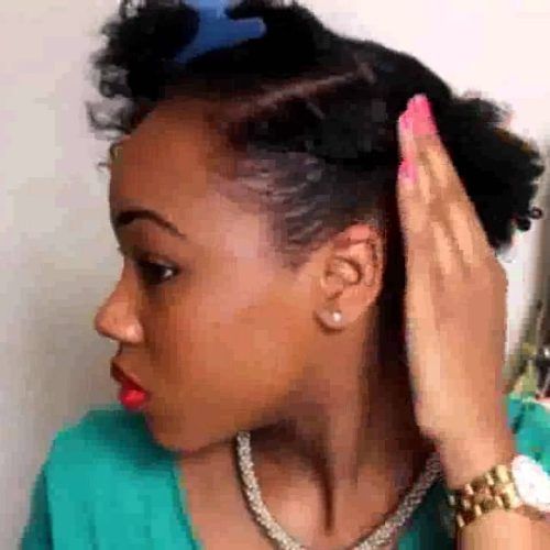 Quick Updos For Short Black Hair (Photo 13 of 15)