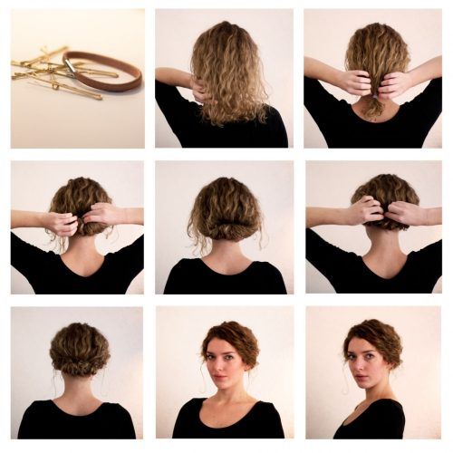 Cute Updo Hairstyles For Short Hair (Photo 5 of 15)