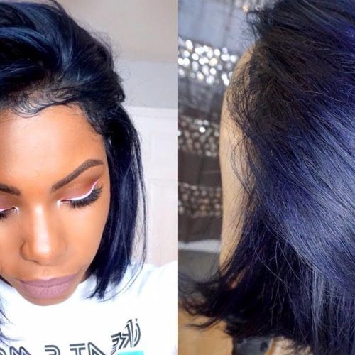 Black And Denim Blue Waves Hairstyles (Photo 5 of 20)