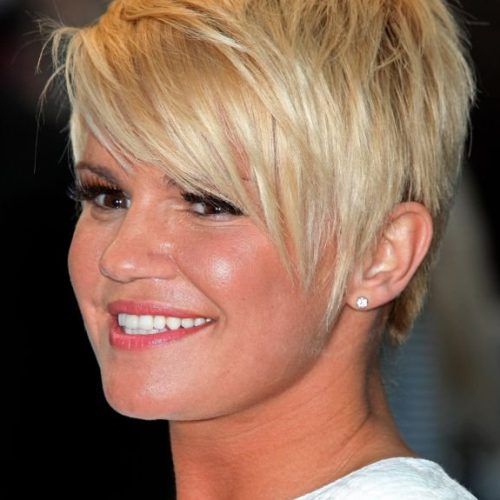 Very Short Pixie Haircuts With A Razored Side Part (Photo 19 of 20)