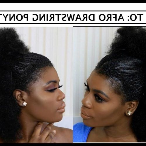 Afro Style Ponytail Hairstyles (Photo 12 of 20)