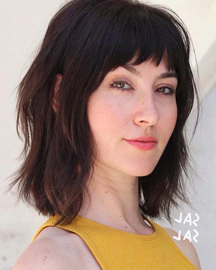 Blunt Bob Hairstyles with Face-framing Bangs