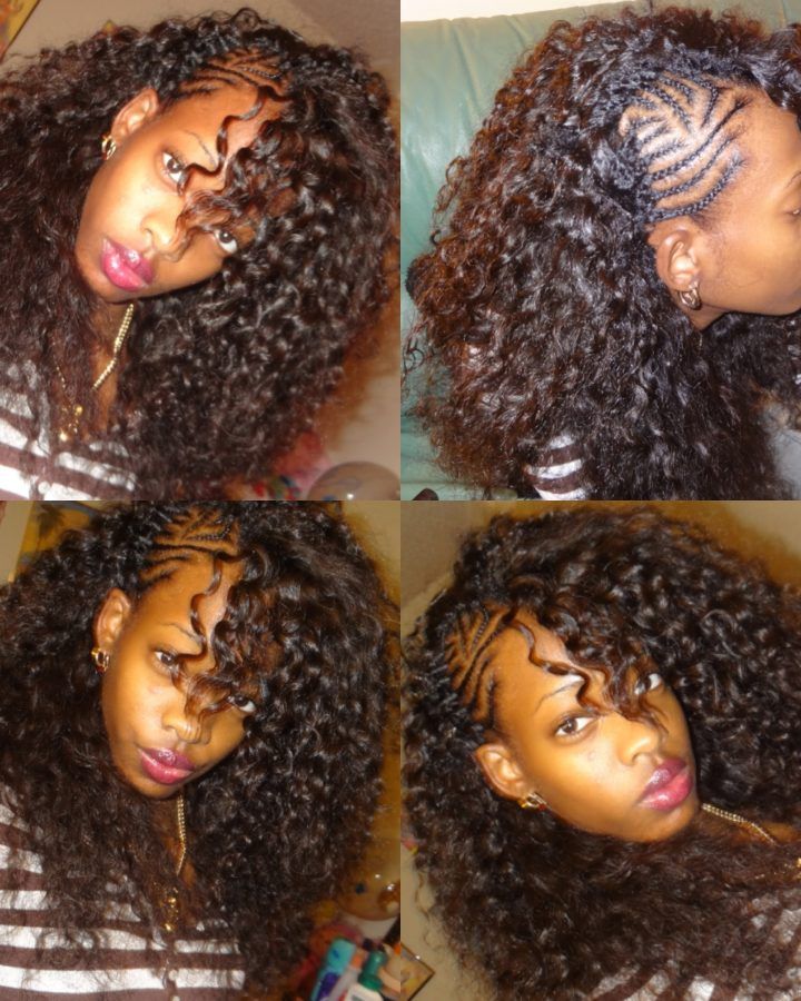 15 Collection of Braided Hairstyles with Curly Weave