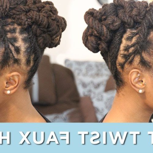 Braids And Twists Fauxhawk Hairstyles (Photo 17 of 20)