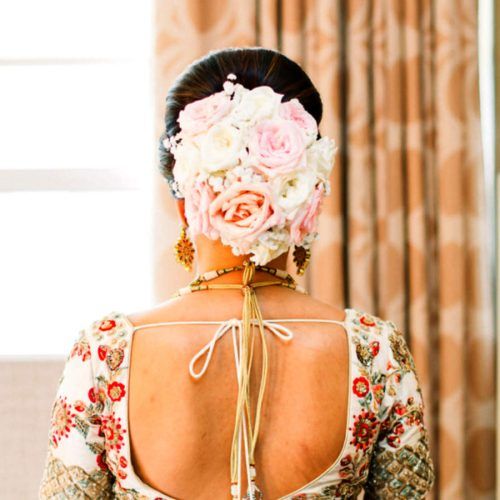 Bridal Flower Hairstyle (Photo 9 of 15)