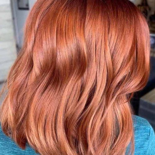Copper Medium Length Hairstyles (Photo 1 of 20)