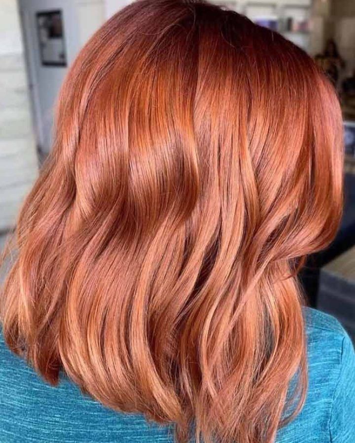 2024 Latest Copper Medium Length Hairstyles