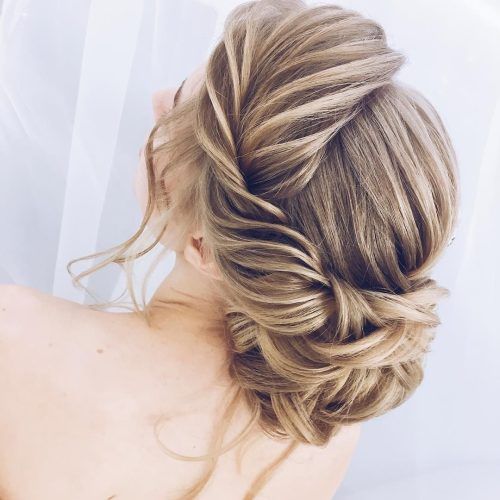 Destructed Messy Curly Bun Hairstyles For Wedding (Photo 9 of 20)