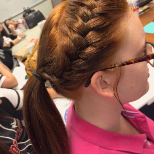 Entwining Braided Ponytail Hairstyles (Photo 17 of 20)