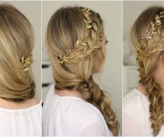 15 Best Collection of French Braids Crown and Side Fishtail