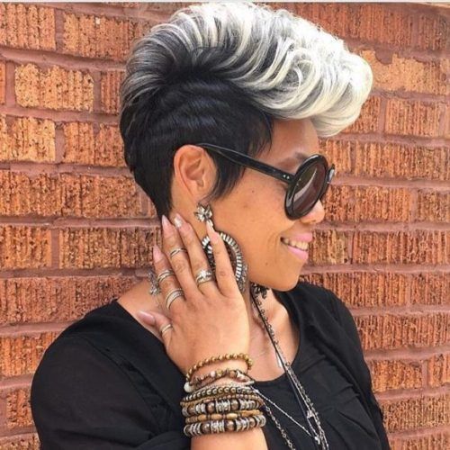 Gray Faux Hawk Hairstyles (Photo 17 of 20)