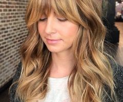 20 Best Collection of Honey Bronde Shaggy Hairstyles with Bangs
