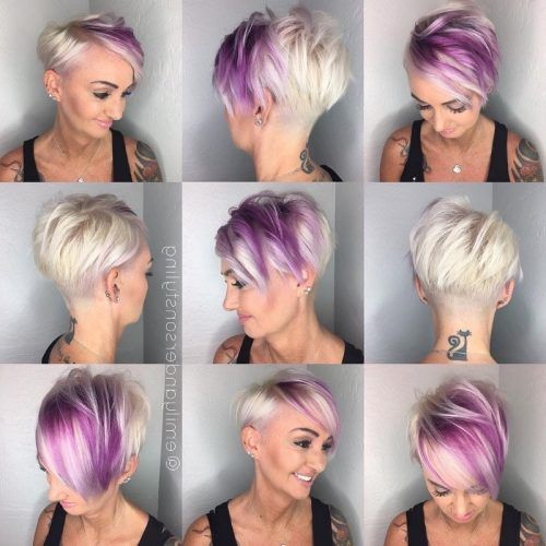 Lavender Pixie-Bob Haircuts (Photo 5 of 15)