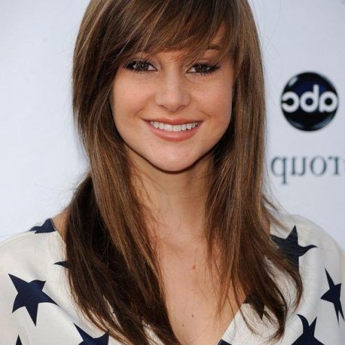 Long Hairstyles For Square Faces With Bangs (Photo 4 of 15)
