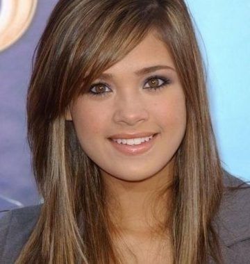 Long Hairstyles with Layers and Side Bangs