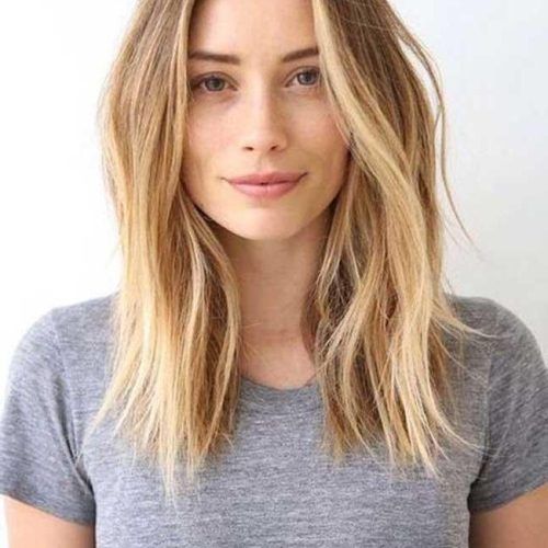 Long Hairstyles Without Bangs (Photo 8 of 15)