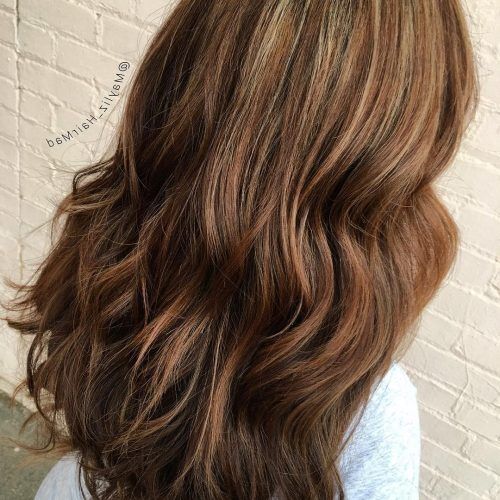Medium Brown Tones Hairstyles With Subtle Highlights (Photo 6 of 20)